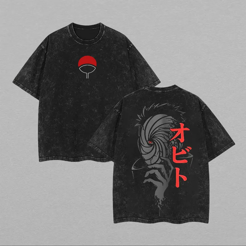 Kaos Naruto Shisui Uchiha, Mot - Acid Wash Vintage Graphic T Shirt ulasan dan harga