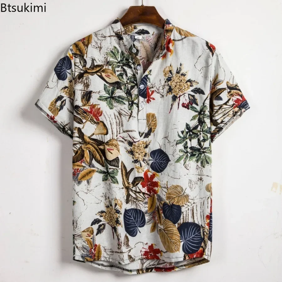Diskon Besar Kemeja Motif Bung - Vintage Hawaiian Floral Shirt ulasan dan harga